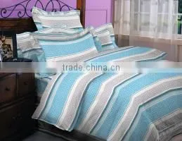 Microfiber Reversible Duvet Quilt Cover Fitted Sheet & Pillowcases Beding Set thumbnail-3