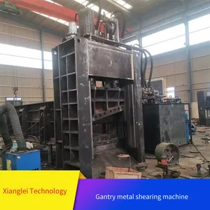 Y-180 Gantry Metal Shearing Machine With Convenient Feeding. Supplied by Xianglei Technology, Copper Compression Hydraulic Gantry Shear thumbnail-1
