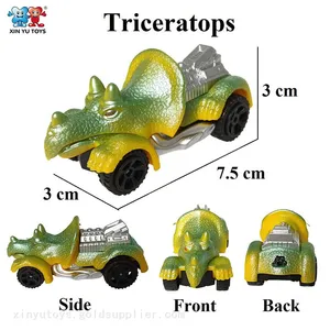 1:64 Diecast Cars Dinosaur Free Wheeling Vehicle Toy for Kids thumbnail-4