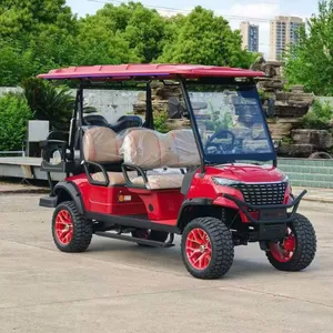 2/4/6-Passenger Electric Golf Cart – LSV Compliant, 25 MPH, FMVSS 500 Certified, Ideal for Neighborhoods & Communities thumbnail-3