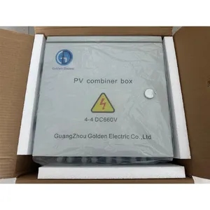 4 In 4 Out 1000V PV Combiner Box DC600V, IP65 Outdoor Solar PV Junction Box 32A Solar Photovoltaic Combiner Box for Solar Power System thumbnail-3