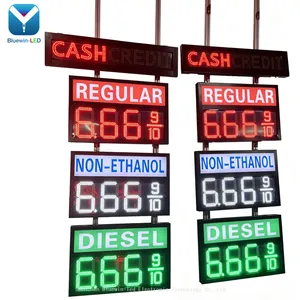 Factory Outdoor LED Numbers for Service Station Digital Price Display Board for Gas Station thumbnail-4