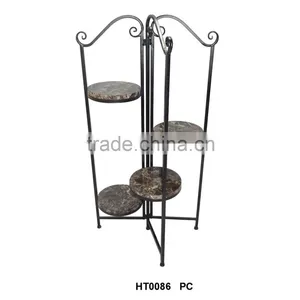 2015 Best Selling Stone Mosaic Folding Flower Stand for Home Garden thumbnail-1