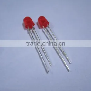 Red Through Hole 5mm Oval Led Diode Without Stopper thumbnail-4