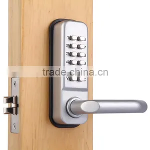OSPON Push Button Mechanical Latch Lock Stain Nickel OS2209A thumbnail-1