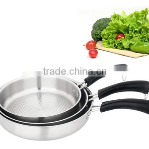 Hot Sale Stainless Steel Multi Skillet Induction Frying Pan Wall Clock thumbnail-1