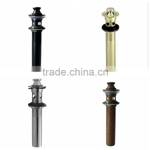 Good Selling Cupc Chrome Lift and Turn Bathroom Sink Drain With Overflow thumbnail-2