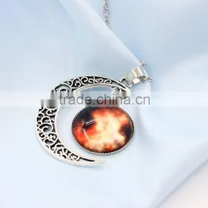Factory Wholesale Sky Moon Time Necklace Star Cross Jewelry Quality Choice thumbnail-6