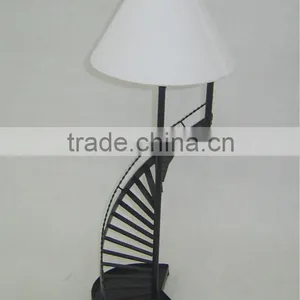 Iron Ledder Round Electric Lamp thumbnail-1