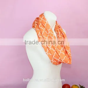 Best Selling Geometry Printed Polyester Women Infinity Circle Loop Scarf thumbnail-6