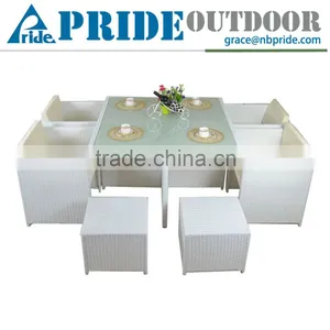 Wholesale Garden Furniture China Rattan Living Room Cheap White Wicker Outdoor Furniture Quality Choice thumbnail-1