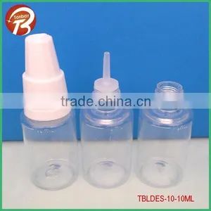 10ml PET E- Liquid Measuring Bottle With Skinny Tips and Childproof Caps TBLDES-10 thumbnail-1