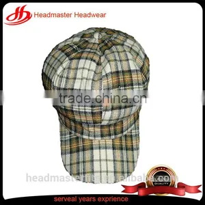 Cheap Plaid Melton Lady's Ivy Caps thumbnail-1