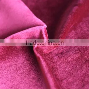 100 Polyester Tricot Fashion Style Shiny Velvet Sofa Fabric For Upholstery Decoration thumbnail-3