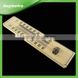 Cheapest Wooden Pipe Thermometer Red Liquid Thermometer thumbnail-1