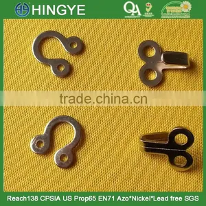 Brass Material Sew-on Metal Hook and Eyes For Ladies Bar and Lingerie --- 6018 thumbnail-1