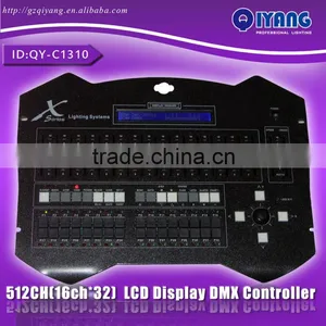 QY-C1310 X-512A Dmx Stage Light Controller Control 32pcs Lights at 16ch thumbnail-1