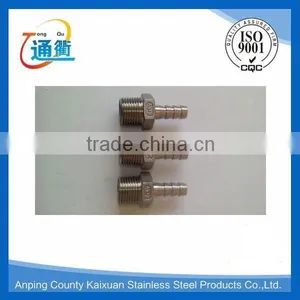 Made in China Casting Stainless Steel 316 Male Pipe Hose Nipple thumbnail-1