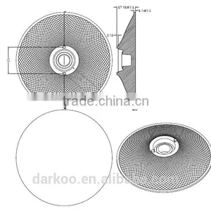 2015 NEW Samsung PAR30 Light COB Led Electroplating Lens Reflector Application DK90612-JC-REF thumbnail-2