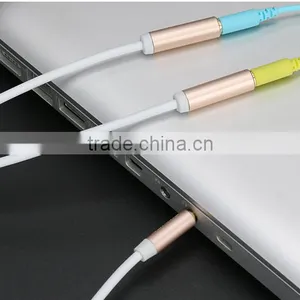 USAMS SJ065 50cm 2in1Stereo Audio Extension 3.5mm Pin Aux Cable for IPhone 6s/Speaker/Earphone/MP3 thumbnail-3