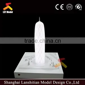 Acrylic Material Scale Building Models for Exhibition thumbnail-2