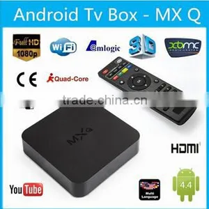 MXQ Amlogic S805 XBMC Media Player Quad Core Android 4.4 Smart TV BOX H.265 1080p 1G 8G Media Android Box thumbnail-1