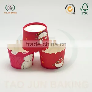 Christmas Paper Cupcake Cups Health Food Wrapper New Design thumbnail-4