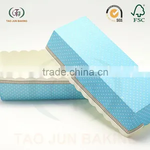 110*49*38mm Hot Selling Rectangle PET Coated Paper Baking Cupcake Cup thumbnail-4