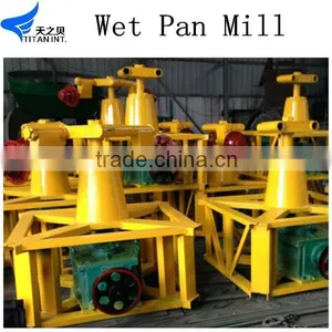 1200B Wet Pan Mill Crusher for Gold Mine thumbnail-5