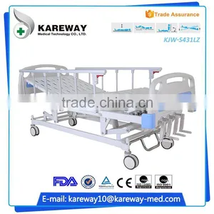 China Supplier Lift Ultra-low Disabled 4 Cranks Popular Four Crank Manual Sickroom Bed thumbnail-1