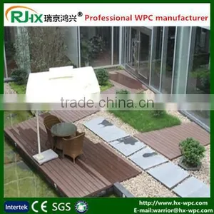 WPC Crack-resistant Decking From Recycled Plastic and Wood Powder With Extruded Plastic Composite Decking thumbnail-4