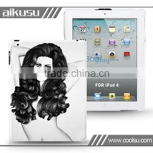 New and Fashion Design!! Clear Epoxy Case for New Ipad/ipad4 thumbnail-1