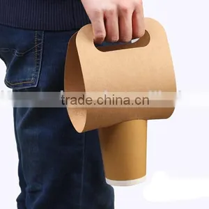 High Quality Low Price Eco-friendlly Paper Cup Holder With Handle thumbnail-5
