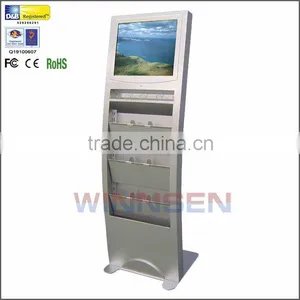 22 Inch Floor Stand Plug&play LCD Player, Digital Signage With Remot Controller, Can be Set Auto On/off, Timing Play thumbnail-1