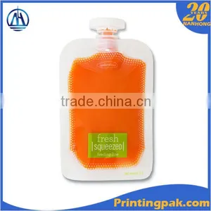 Moisture and Leak Proof Barrier Reusable Stand up Baby Food Squeeze Pouch Bag thumbnail-1