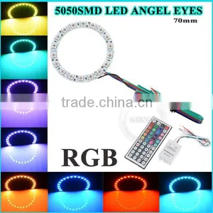 Good Quality 50mm DC12V Black PCB Full Circle Anegel Eyes for Honda City Led Lights thumbnail-5