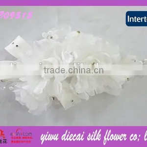 Fabric Flower With Bead Charm Wedding Accessories thumbnail-1
