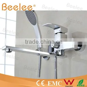 Wall Mounted Bathroom Shower Dual Handles Bathroom Faucet,Tap Faucets thumbnail-1