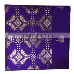 Orange Embroidery Women Head Tie / African Fashion Gele Fabric / Cotton Sego Wholesale Quality Choice thumbnail-6