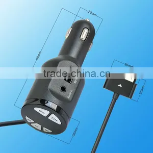 5v 1a FM Music Transmitter Car Charger for Iphone 4 Iphone 3g&3GS/IPAD2&3 thumbnail-1