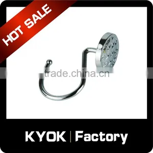 KYOK Cylindrical Crystal Shape Curtain Hooks,popular 22mm Curtain Poles Wholesalers,curtain Rod Hooks for Curtain Accessory thumbnail-1