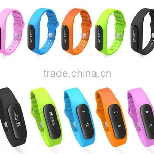 2015 Newest Xiaomi E06 Smart Bracelet/wristband Touch Screen Fitness Wearable for IOS and Android Smartphone thumbnail-1