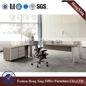 Hot Sale Metal Legs Office Table & New Design Melamine Material Office Desk HX-NT3122 thumbnail-2