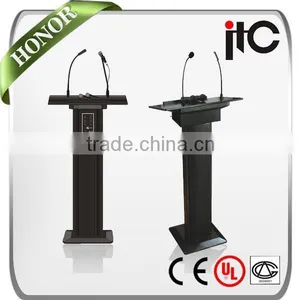 ITC T-6236 Series All in One Design Carring Speaker and Microphone Lecture Podium for Sale thumbnail-1