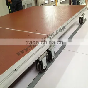Quick Lock Portable Aluminum Plywood Stage With Wheels thumbnail-1