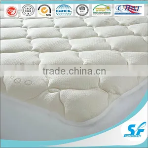 Extra Plush Bamboo Fitted Mattress Topper / Pad - Made in China - Queen thumbnail-1