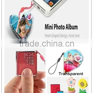 DIY Inkjet Photo Transparent Mini Album for Keychain/DIY Handmade Photo Album thumbnail-3
