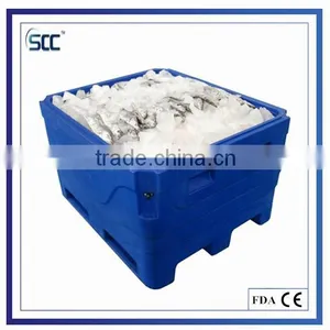 SCC Sell Plastic Insulated Refrigerated Container For Frozen Fish, Insulated Container for Fish thumbnail-3