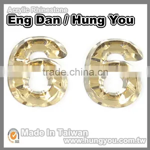 Unique Design Machine Cut Non HotFix Numeral Rhinestone thumbnail-4