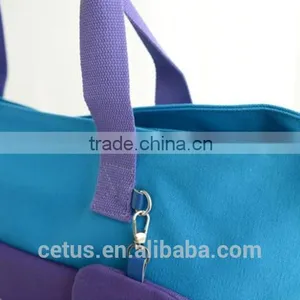 2016 Newest Custom Cheap Price Cotton Tote Bag With Zipper thumbnail-4